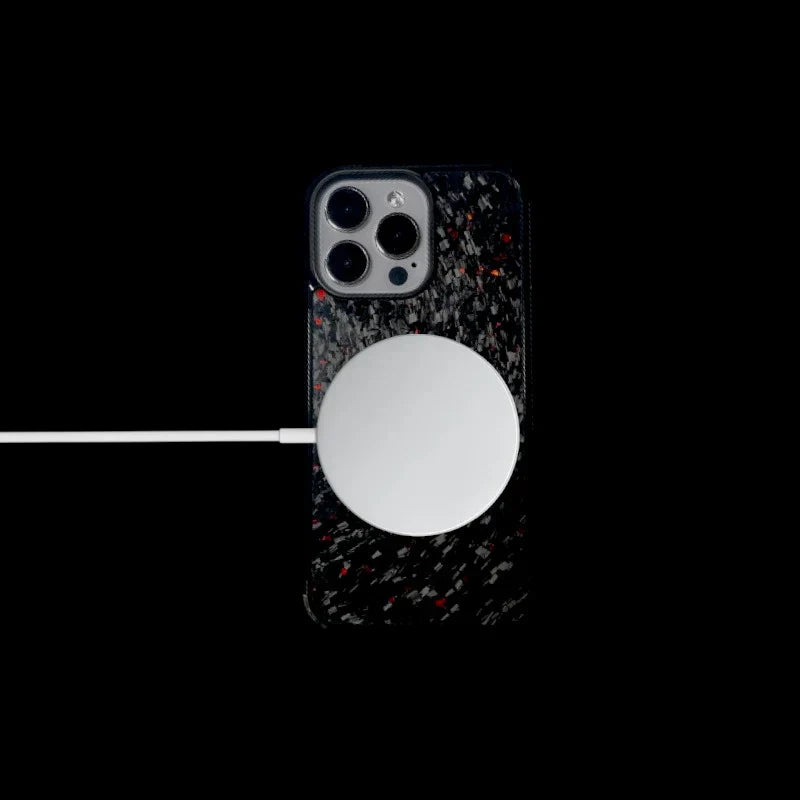 Forged Carbon Case for iPhone – Orange