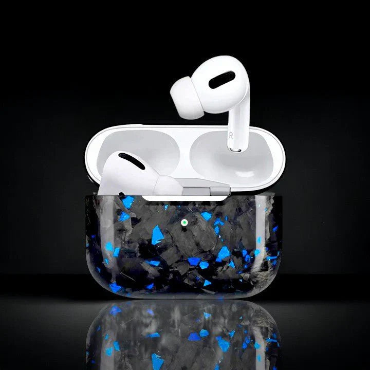 Forged Carbon Case for AirPods - Blue