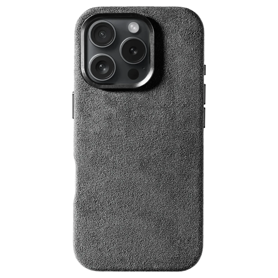 Alcantara Case for iPhone – Grigio Torino