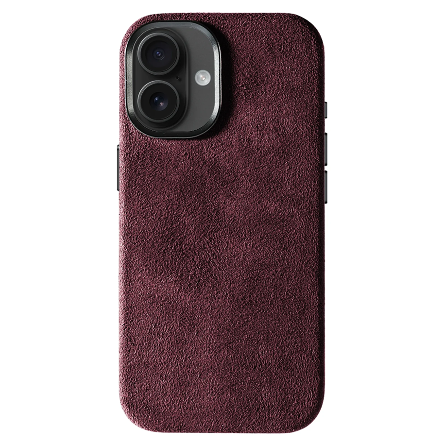 Alcantara Case for iPhone – Rosso Firenze