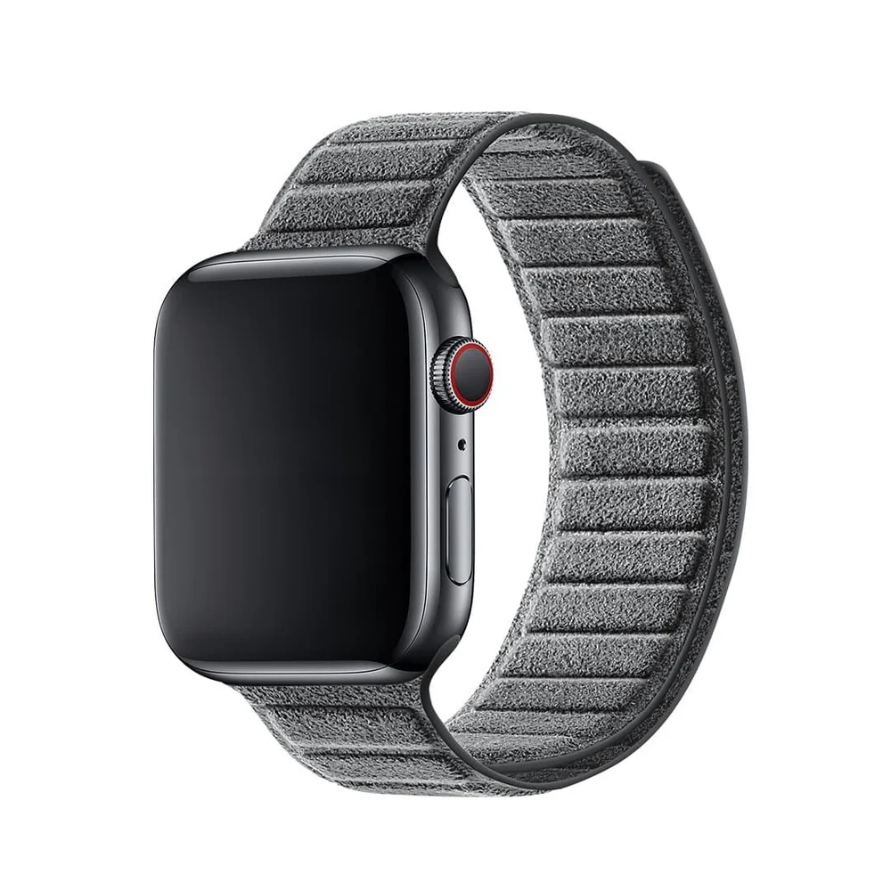 Alcantara Apple Watch Band - Grigio Milano
