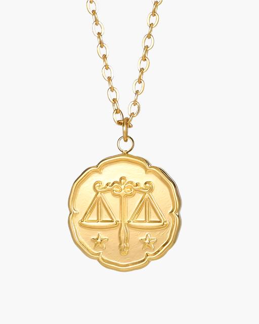 Zodiac Sign Necklace - Gold - BalanceWalk